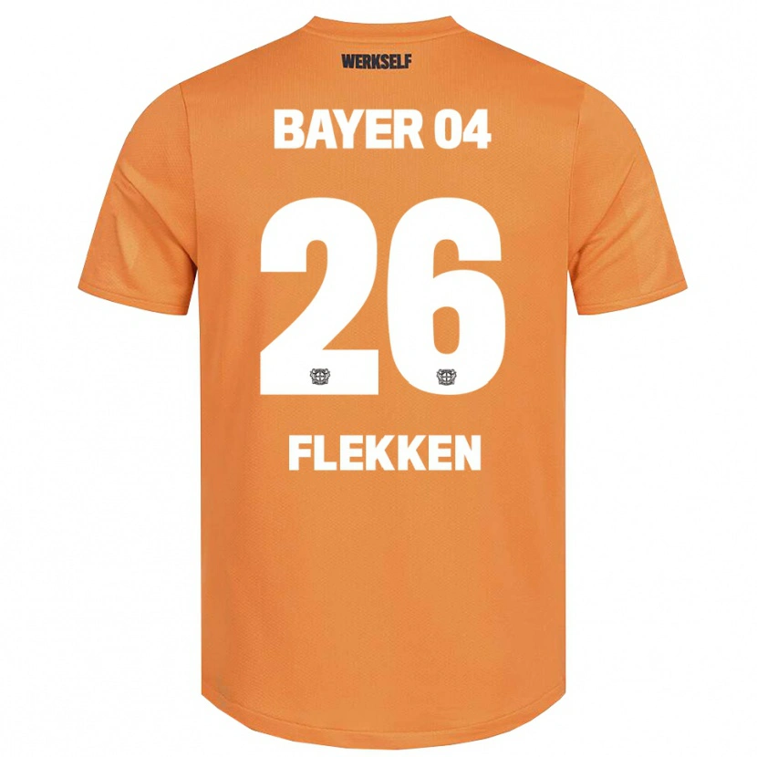 Danxen Mujer Camiseta Mark Flekken #26 Marrón Arena Portero Equipación 2025/26 La Camisa México