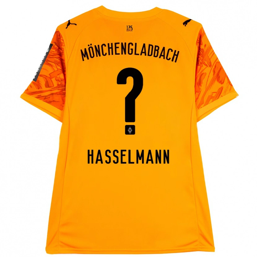 Danxen Mujer Camiseta Nina Hasselmann #0 Naranja Amarillo Negro Portero Equipación 2025/26 La Camisa México