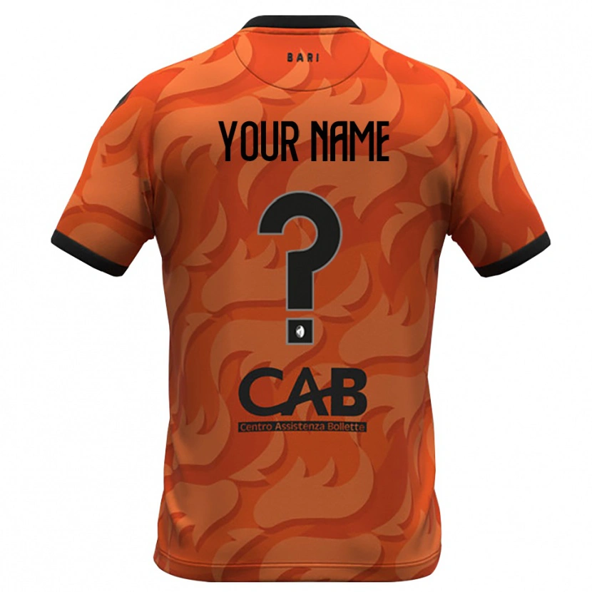 Danxen Mujer Camiseta SSC Bari Naranja Oscuro Negro Portero Equipación 2025/26 La Camisa México