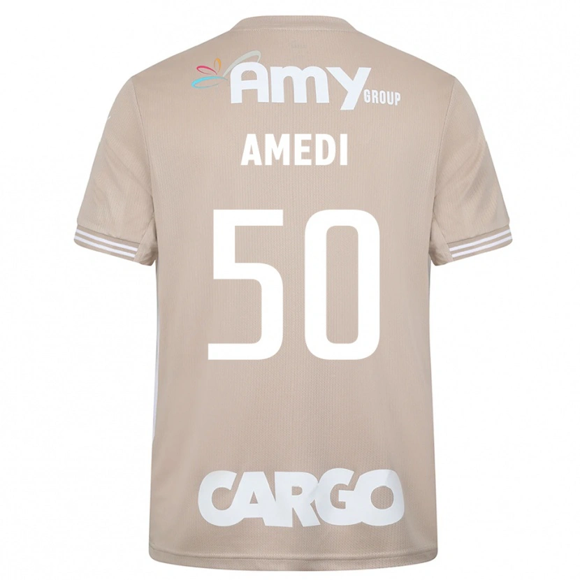 Danxen Mujer Camiseta Roie Amedi #50 Madera De Nogal Portero Equipación 2025/26 La Camisa México