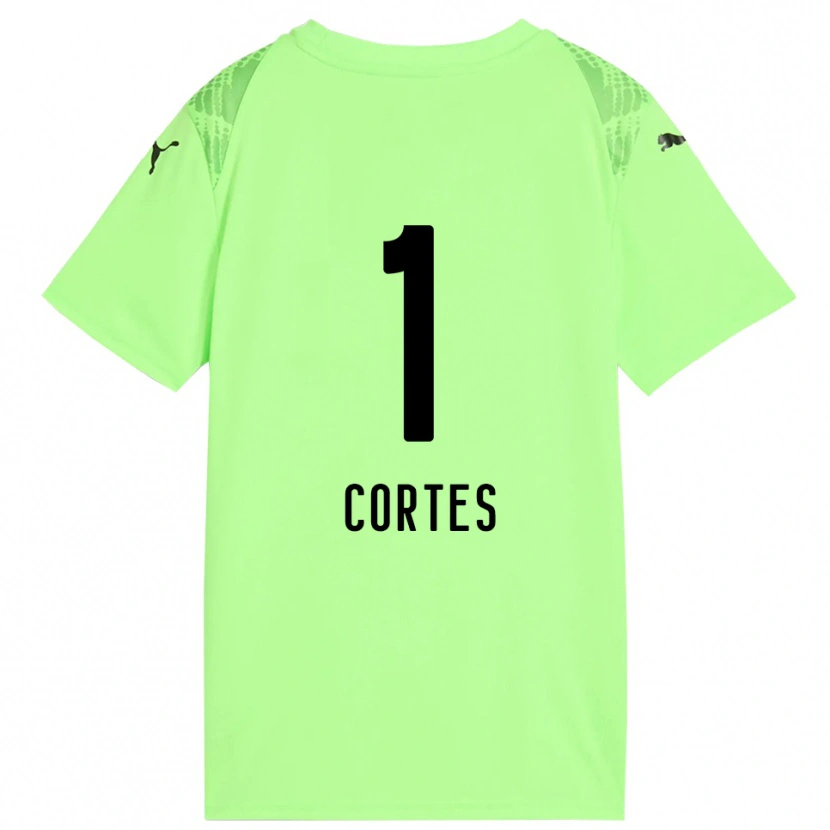 Danxen Mujer Camiseta Brayan Cortés #1 Verde Pálido Negro Portero Equipación 2025/26 La Camisa México