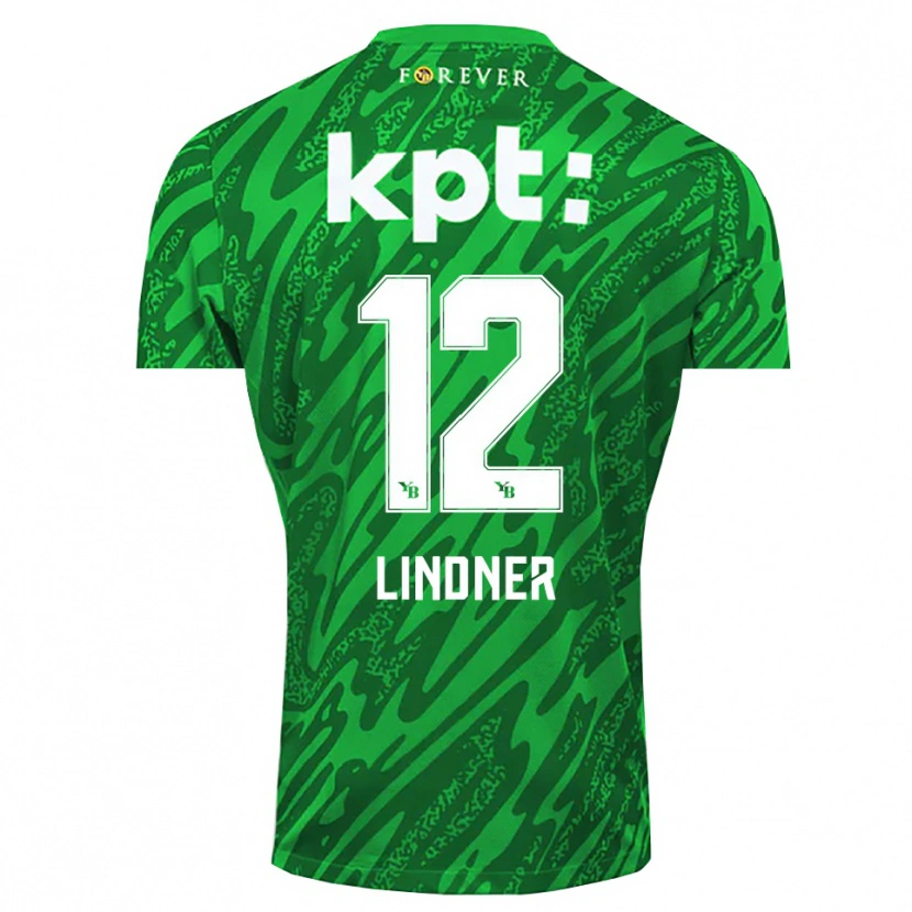 Danxen Mujer Camiseta Heinz Lindner #12 Verde Blanco Portero Equipación 2025/26 La Camisa México