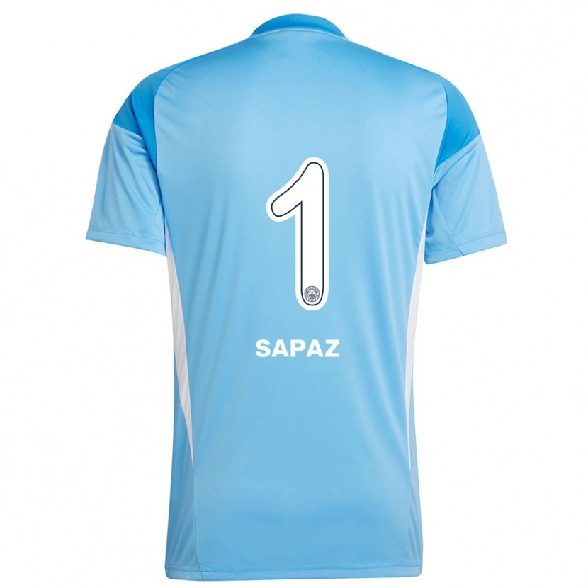 Danxen Mujer Camiseta Kuzey Sapaz #1 Azul Real Blanco Portero Equipación 2025/26 La Camisa México