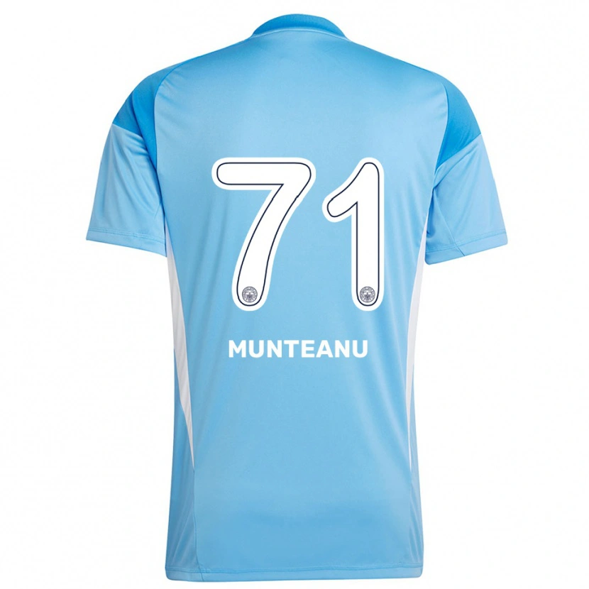 Danxen Mujer Camiseta Natalia Munteanu #71 Azul Real Blanco Portero Equipación 2025/26 La Camisa México