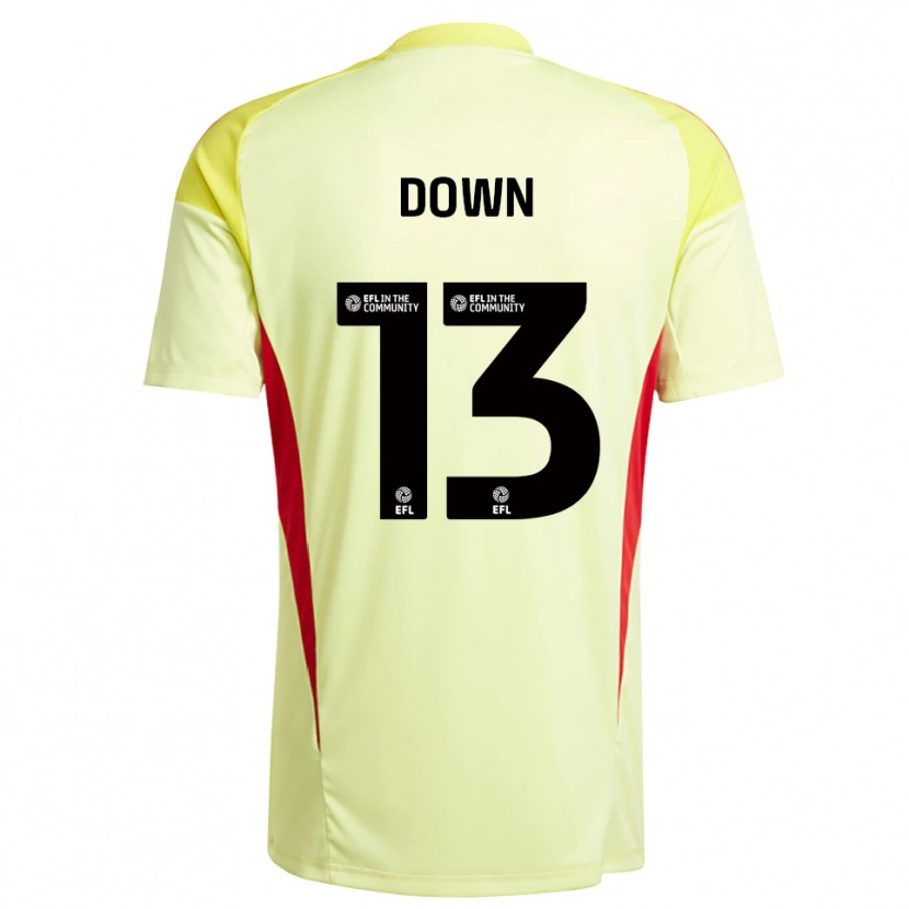 Danxen Mujer Camiseta Sam Down #13 Amarillo Claro Portero Equipación 2025/26 La Camisa México