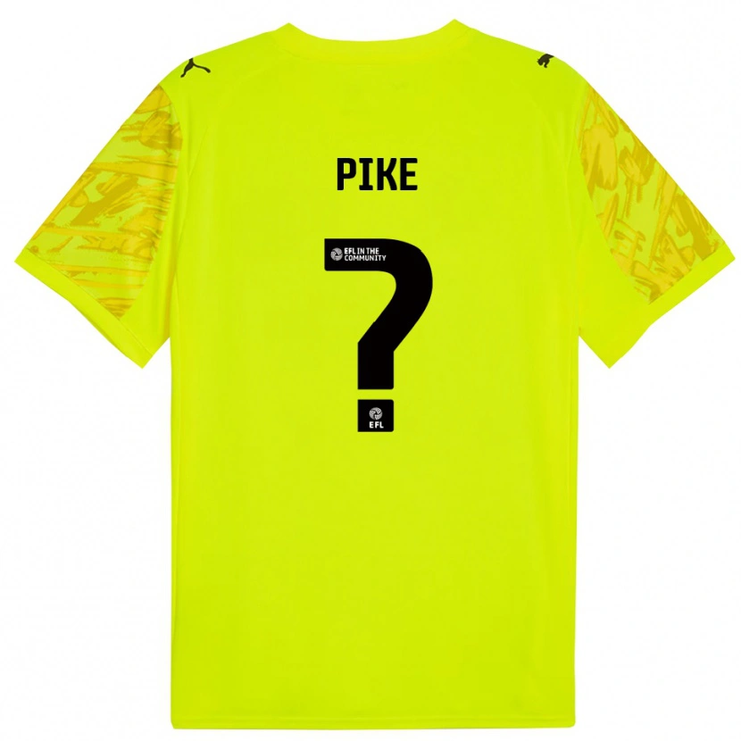 Danxen Mujer Camiseta Ethan Pike #0 Verde Fluorescente Portero Equipación 2025/26 La Camisa México