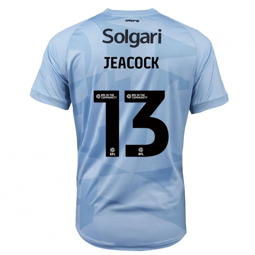 Danxen Mujer Camiseta Zach Jeacock #13 Azul Claro Cielo Portero Equipación 2025/26 La Camisa México