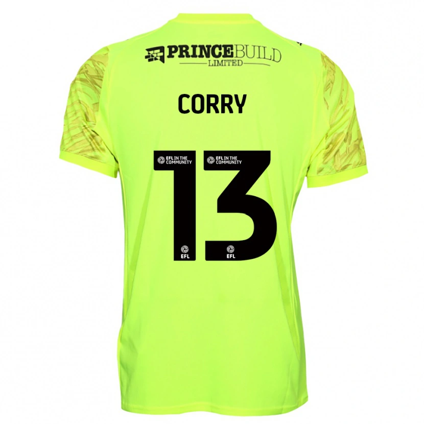 Danxen Mujer Camiseta Neive Corry #13 Negro Verde Fluorescente Portero Equipación 2025/26 La Camisa México