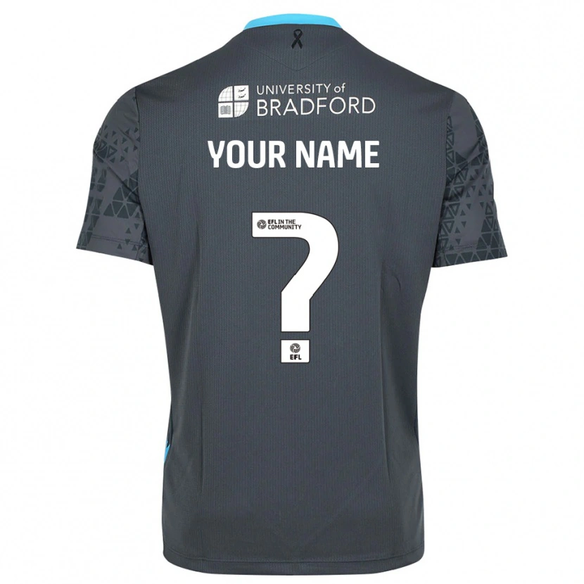 Danxen Mujer Camiseta Bradford City Gris Negro Portero Equipación 2025/26 La Camisa México