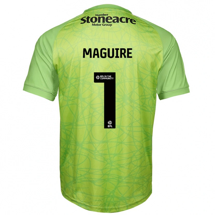 Danxen Mujer Camiseta Imogen Maguire #1 Verde Claro Portero Equipación 2025/26 La Camisa México