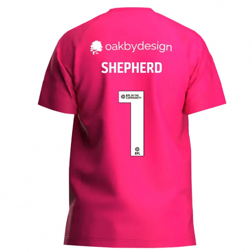 Danxen Mujer Camiseta Frankie Shepherd #1 Magenta Portero Equipación 2025/26 La Camisa México