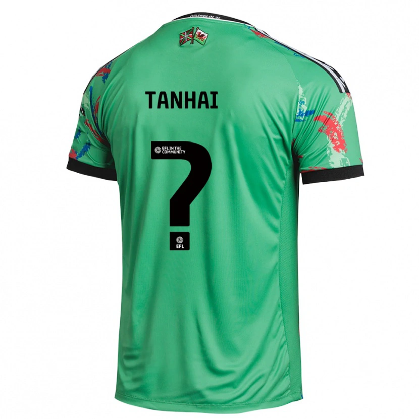 Danxen Mujer Camiseta Cassius Tanhai #0 Rojo Verde Portero Equipación 2025/26 La Camisa México
