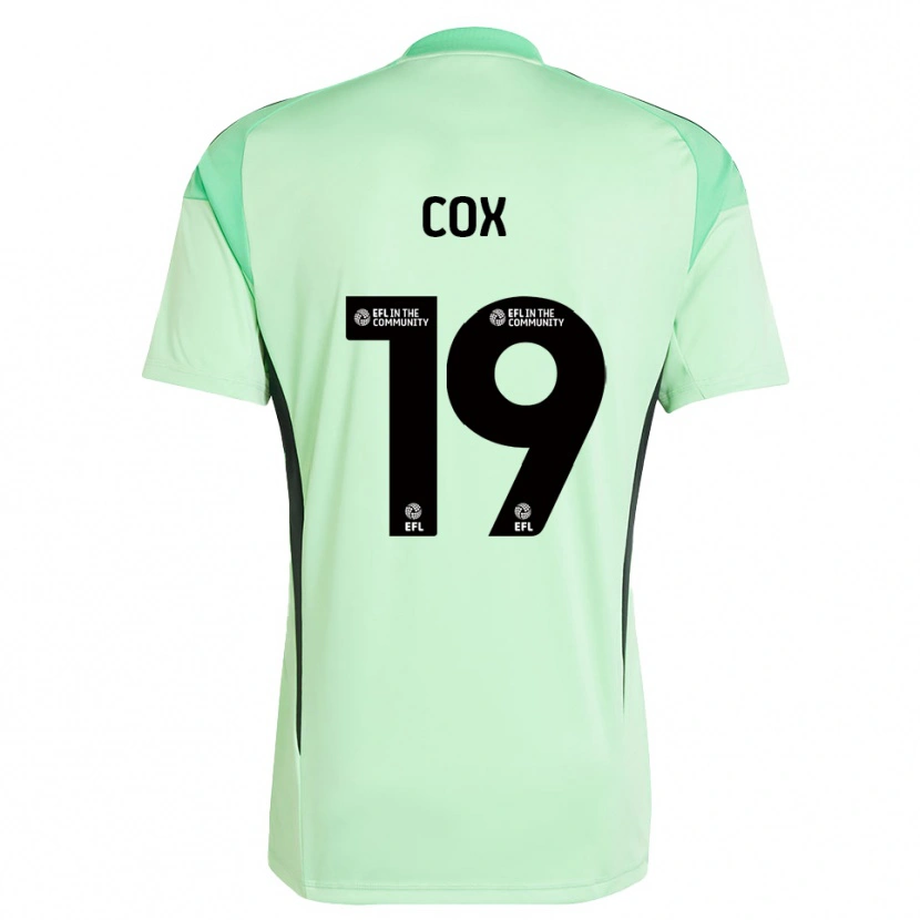 Danxen Mujer Camiseta Hannah Cox #19 Negro Verde Claro Portero Equipación 2025/26 La Camisa México