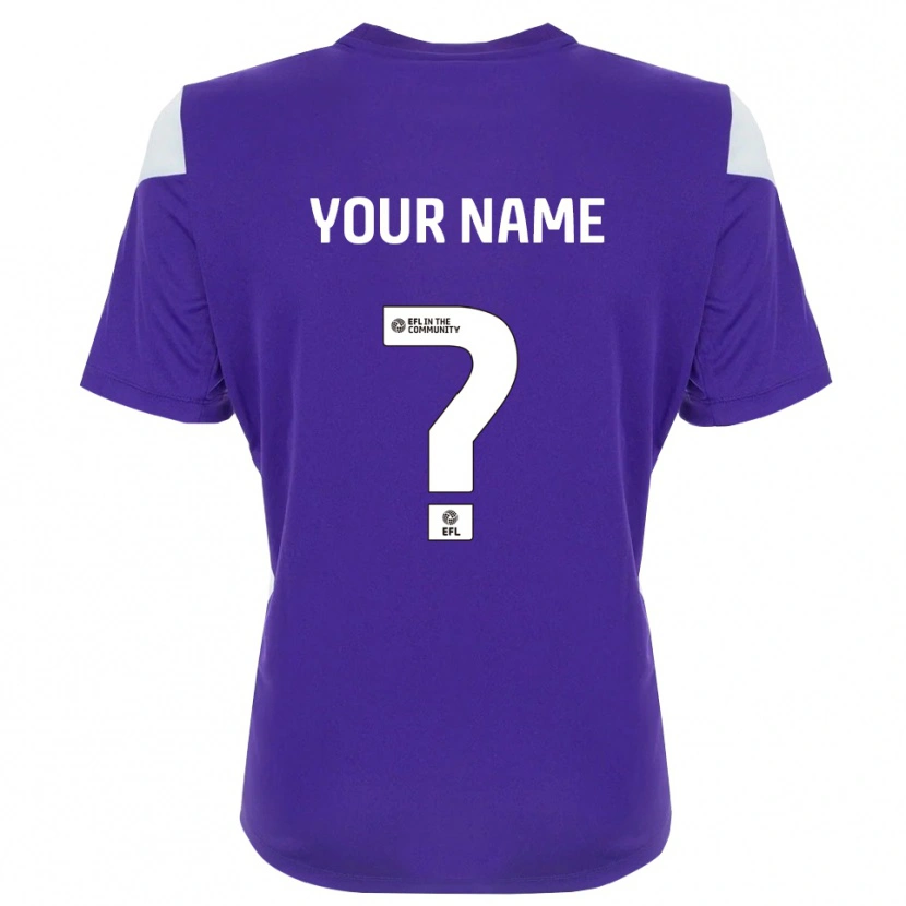 Danxen Mujer Camiseta Walsall FC Blanco Morado Portero Equipación 2025/26 La Camisa México