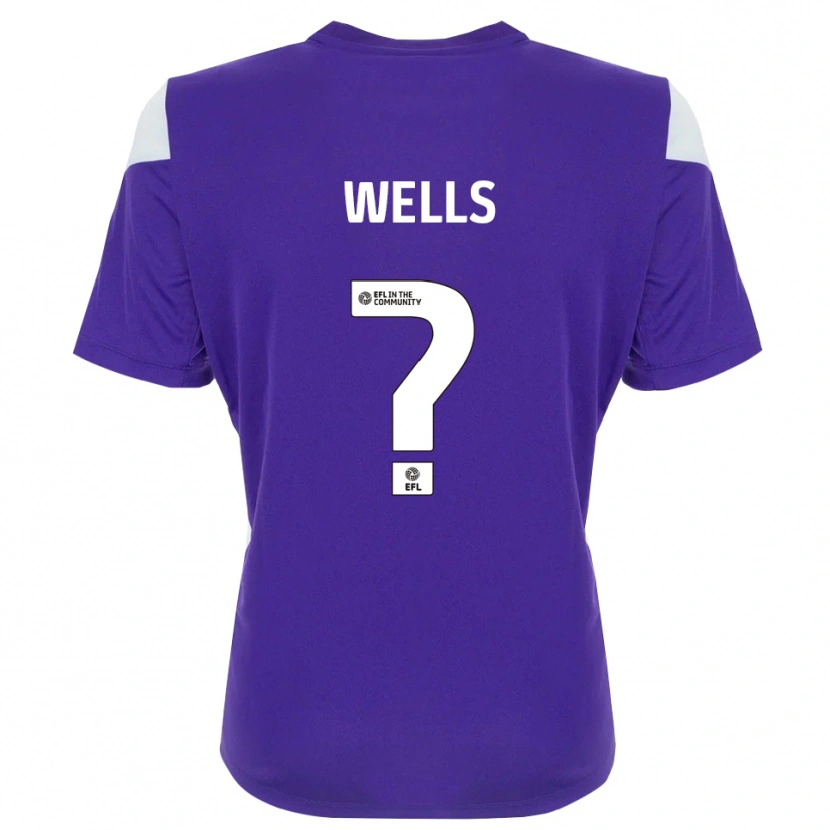 Danxen Mujer Camiseta Liv Wells #0 Blanco Morado Portero Equipación 2025/26 La Camisa México