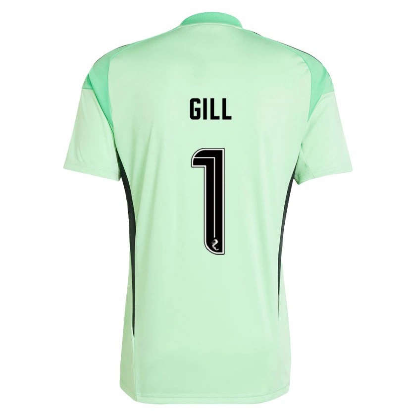 Danxen Mujer Camiseta Marcus Gill #1 Negro Verde Claro Portero Equipación 2025/26 La Camisa México
