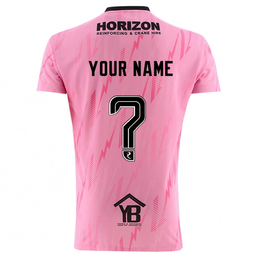 Danxen Mujer Camiseta Falkirk FC Negro Rosa Portero Equipación 2025/26 La Camisa México