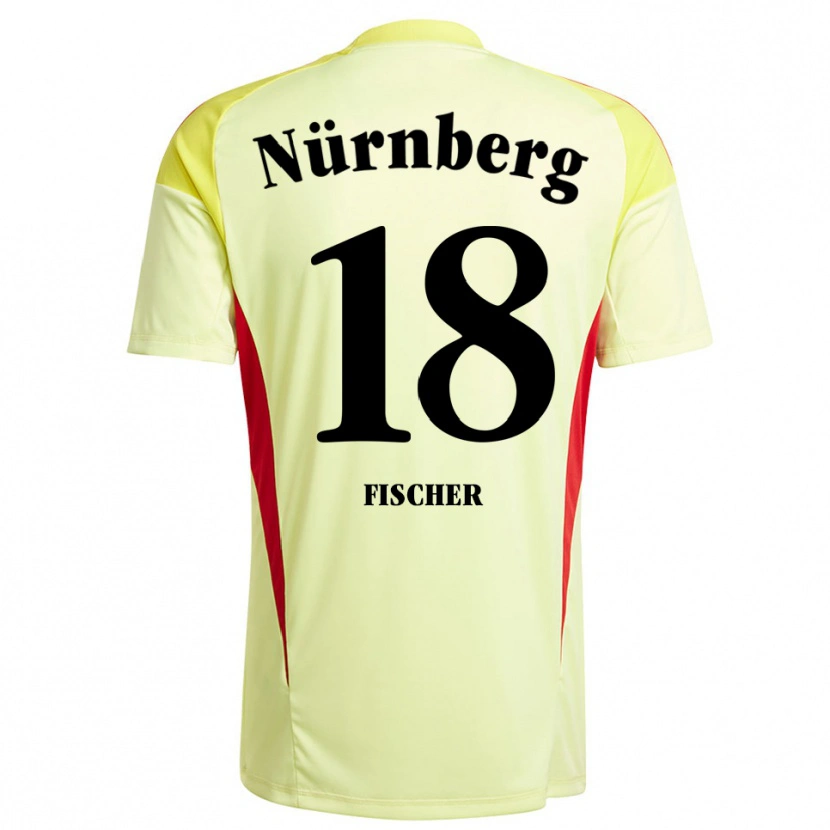 Danxen Mujer Camiseta Jonas Fischer #18 Negro Amarillo Portero Equipación 2025/26 La Camisa México