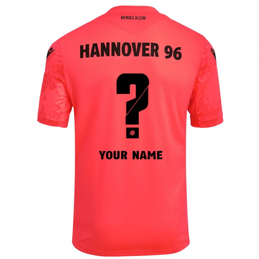 Danxen Mujer Camiseta Hannover 96 Negro Rojo Portero Equipación 2025/26 La Camisa México