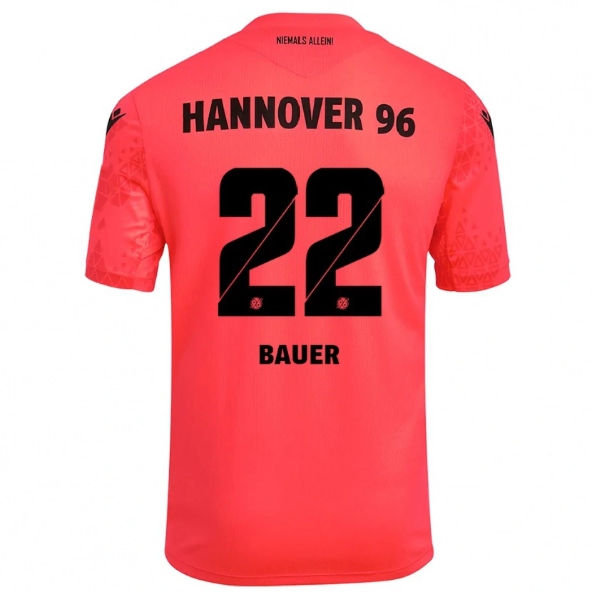 Danxen Mujer Camiseta Elias Bauer #22 Negro Rojo Portero Equipación 2025/26 La Camisa México
