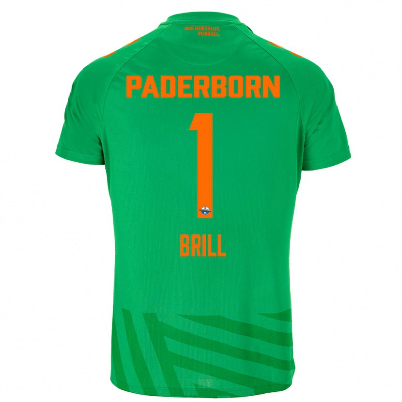 Danxen Mujer Camiseta Moritz Brill #1 Naranja Verde Portero Equipación 2025/26 La Camisa México
