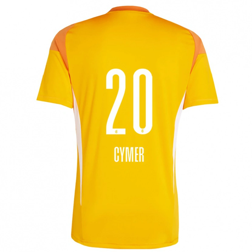 Danxen Mujer Camiseta Ricco Cymer #20 Naranja Amarillo Portero Equipación 2025/26 La Camisa México