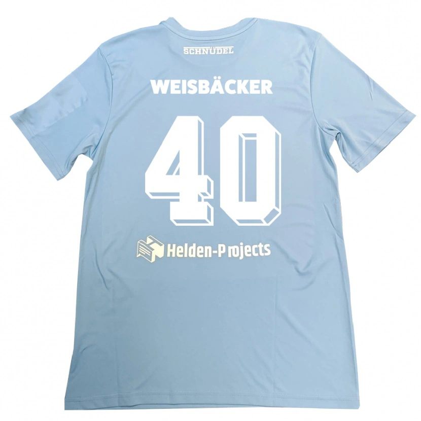 Danxen Mujer Camiseta Maximilian Weisbäcker #40 Gris Azul Portero Equipación 2025/26 La Camisa México