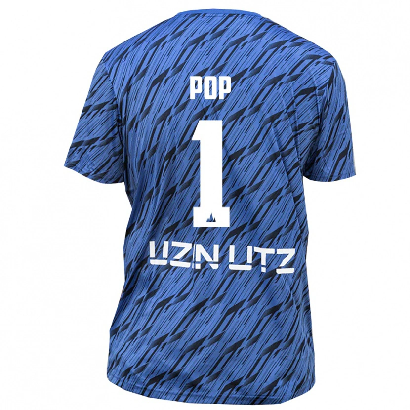 Danxen Mujer Camiseta Nico Pop #1 Blanco Azul Real Portero Equipación 2025/26 La Camisa México
