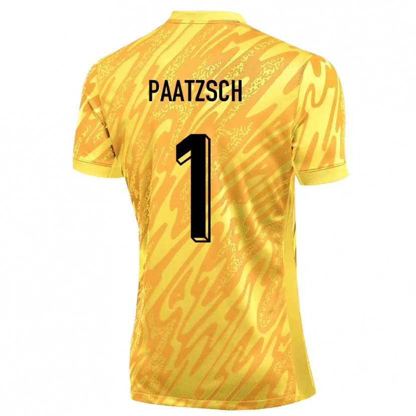 Danxen Mujer Camiseta Pascal Paatzsch #1 Naranja Amarillo Portero Equipación 2025/26 La Camisa México