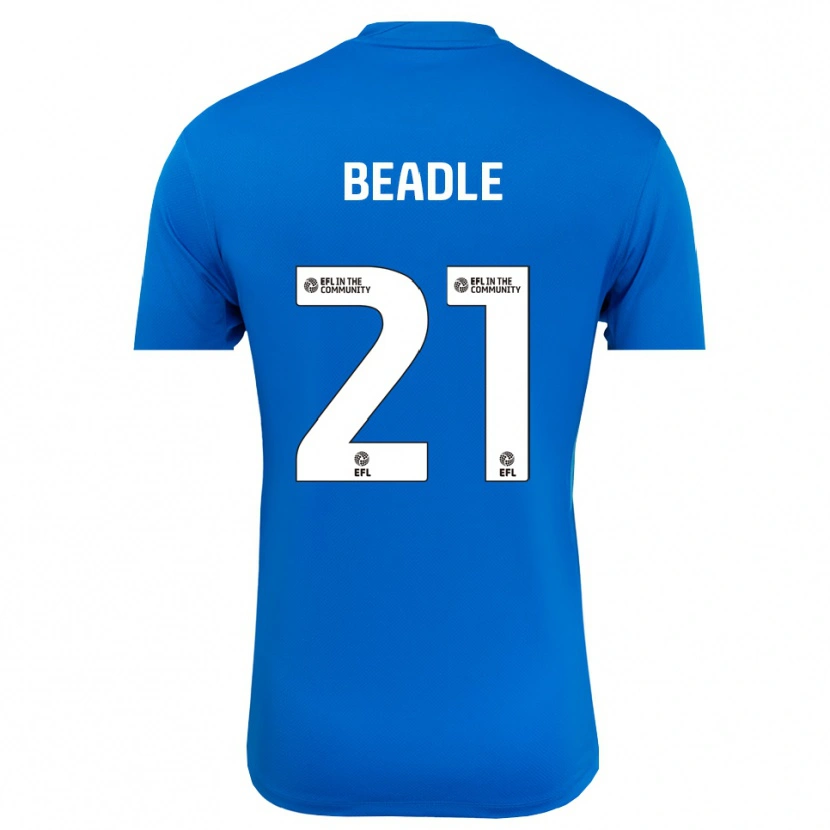 Danxen Mujer Camiseta Ryan Allsop #21 Azul Blanco Portero Equipación 2025/26 La Camisa México