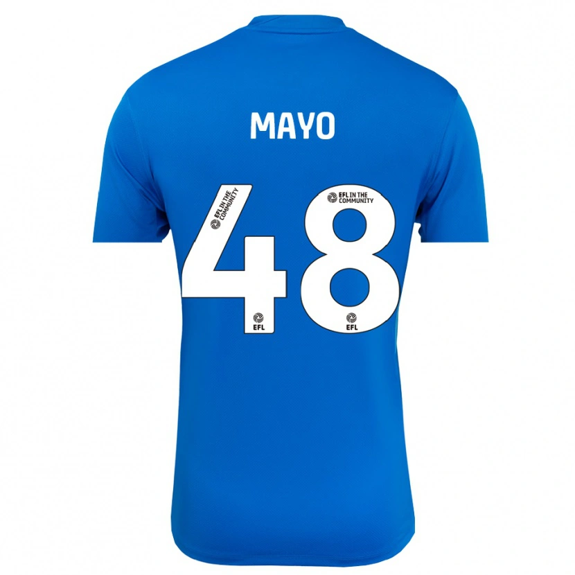 Danxen Mujer Camiseta Bradley Mayo #48 Azul Blanco Portero Equipación 2025/26 La Camisa México
