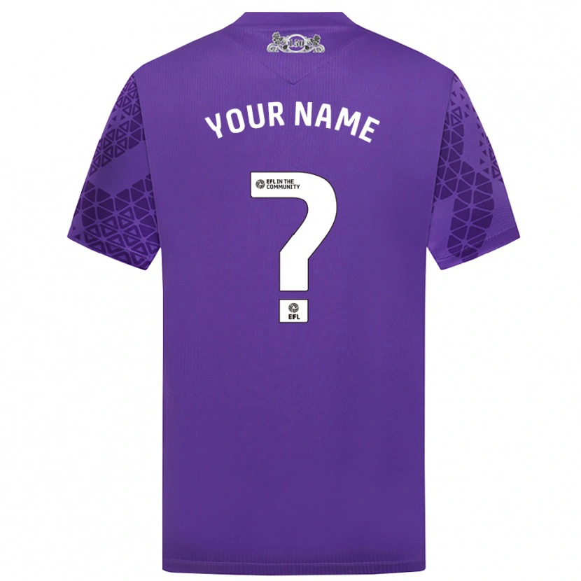 Danxen Mujer Camiseta Blackburn Rovers Morado Blanco Portero Equipación 2025/26 La Camisa México