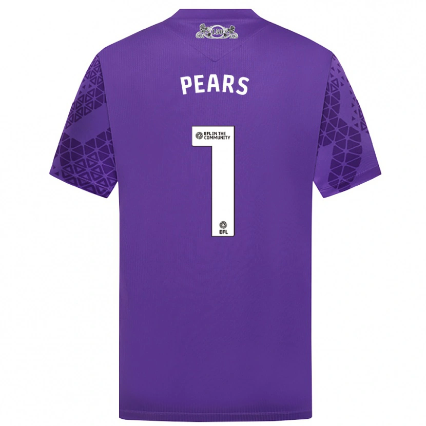 Danxen Mujer Camiseta Aynsley Pears #1 Morado Blanco Portero Equipación 2025/26 La Camisa México