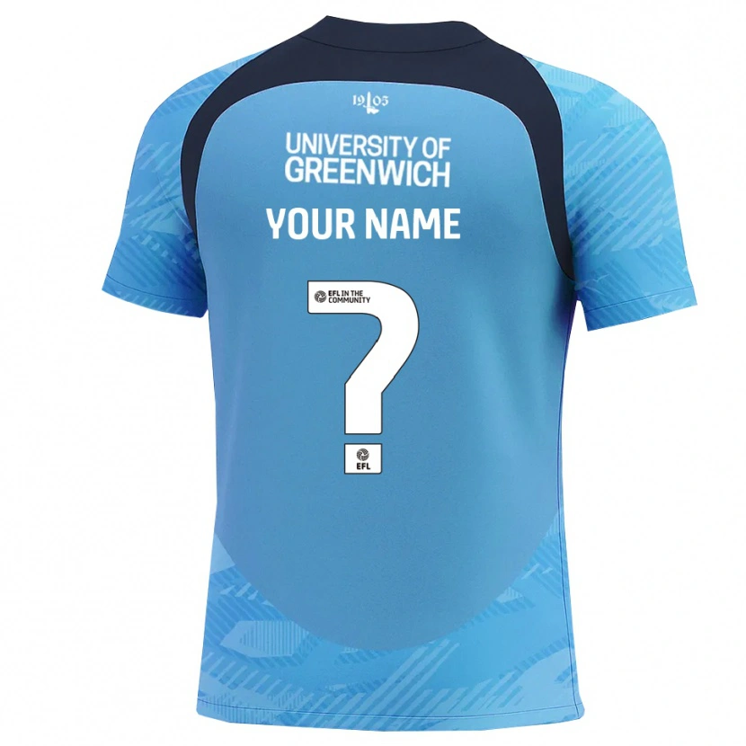 Danxen Mujer Camiseta Charlton Athletic Azul Blanco Portero Equipación 2025/26 La Camisa México