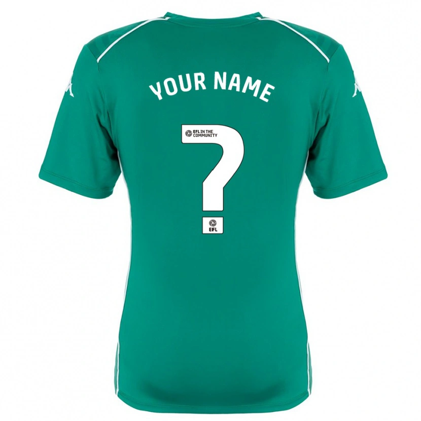 Danxen Mujer Camiseta Hull City AFC Verde Blanco Portero Equipación 2025/26 La Camisa México