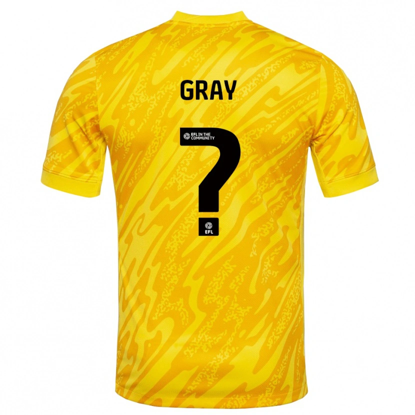 Danxen Mujer Camiseta Jessica Gray #0 Negro Amarillo Portero Equipación 2025/26 La Camisa México