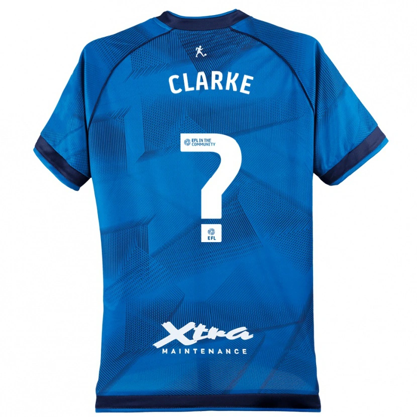 Danxen Mujer Camiseta Kenny Clarke #0 Azul Blanco Portero Equipación 2025/26 La Camisa México