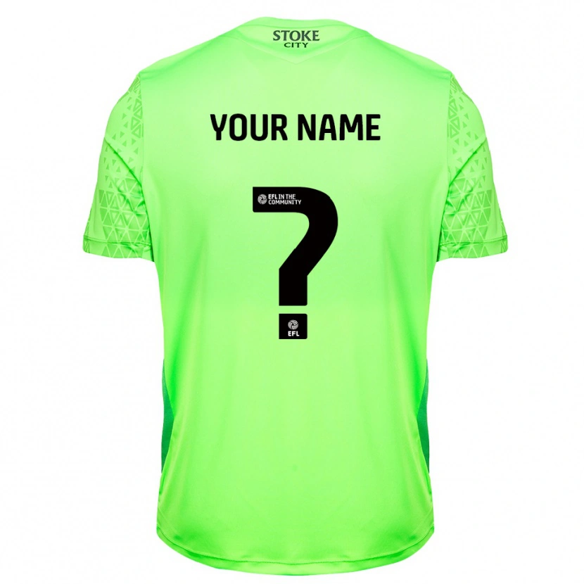 Danxen Mujer Camiseta Stoke City Verde Negro Portero Equipación 2025/26 La Camisa México