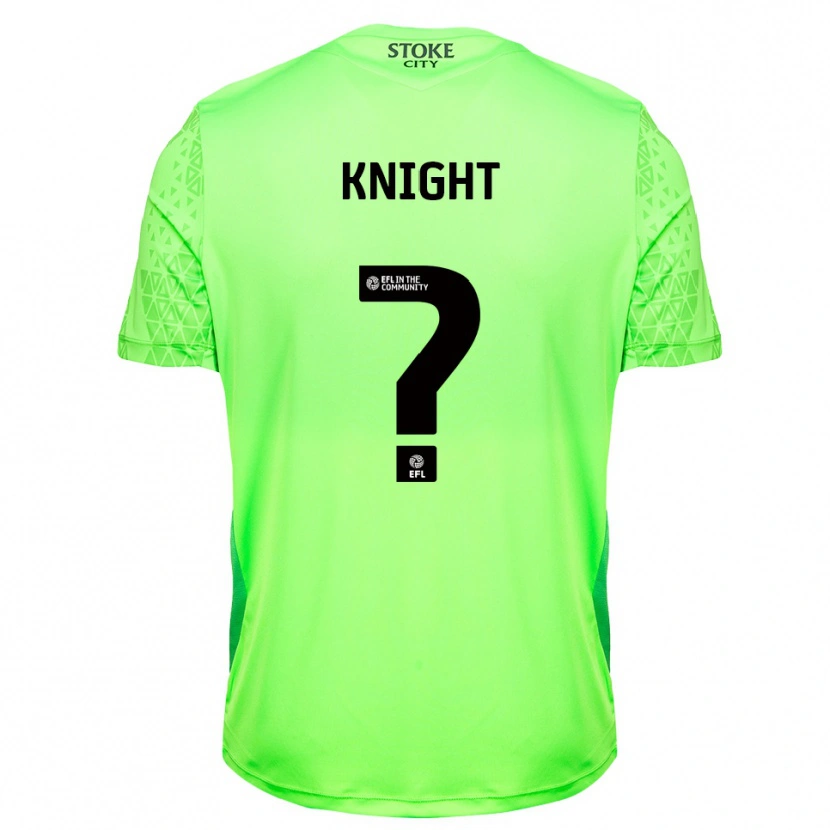 Danxen Mujer Camiseta Lucas Knight #0 Verde Negro Portero Equipación 2025/26 La Camisa México