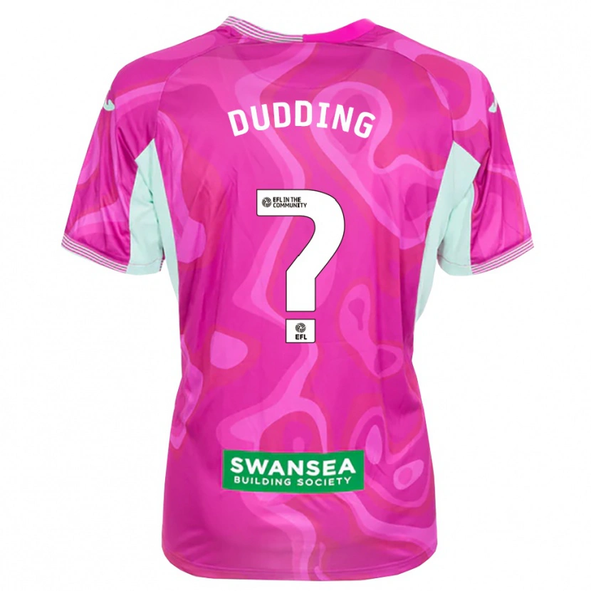 Danxen Mujer Camiseta Isaac Dudding #0 Blanco Magenta Portero Equipación 2025/26 La Camisa México
