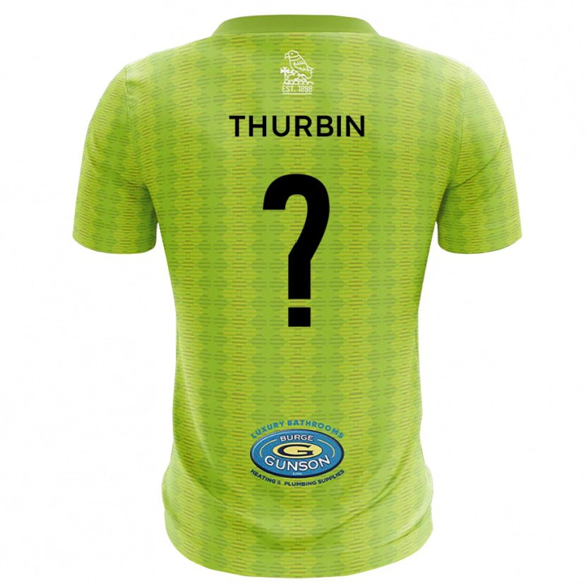 Danxen Mujer Camiseta Johnny Thurbin #0 Verde Prado Portero Equipación 2025/26 La Camisa México
