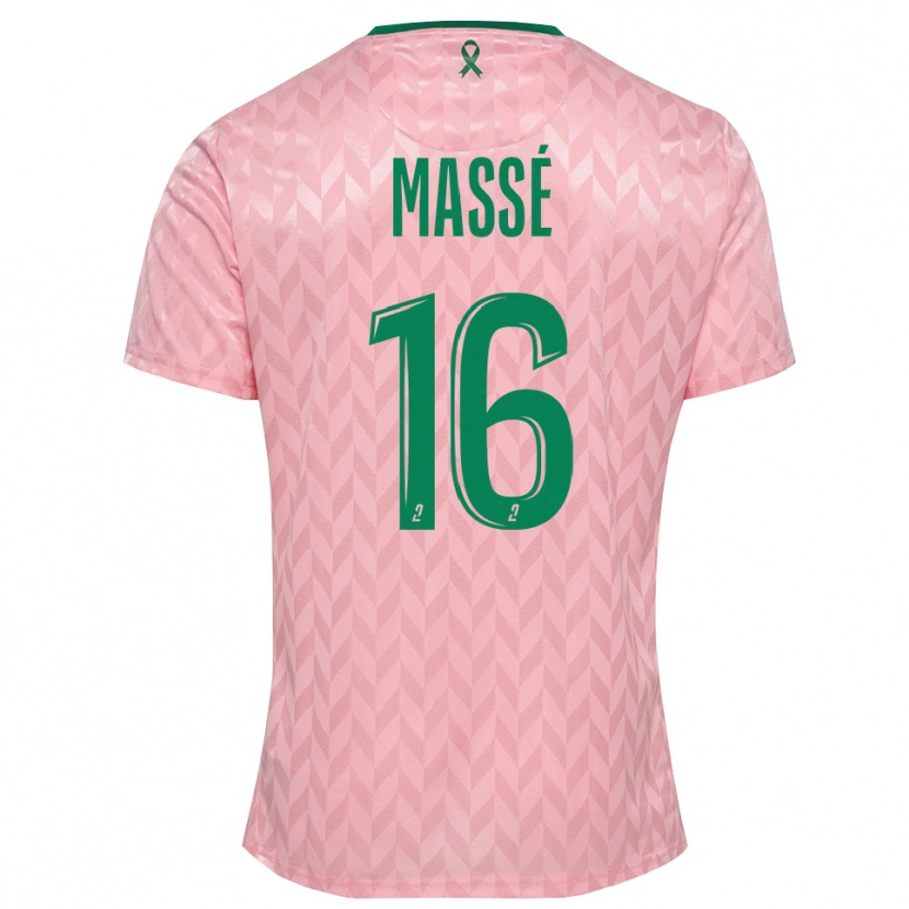 Danxen Mujer Camiseta Maël Massé #16 Verde Rosa Portero Equipación 2025/26 La Camisa México