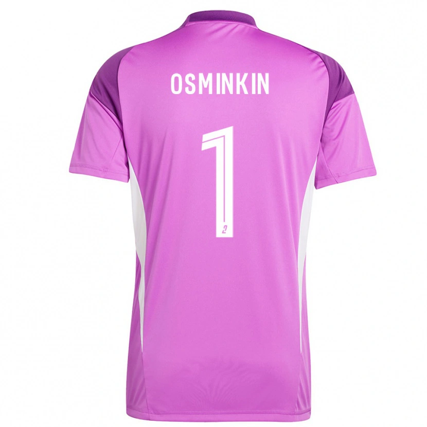 Danxen Mujer Camiseta Vitaliy Osminkin #1 Lavanda Portero Equipación 2025/26 La Camisa México