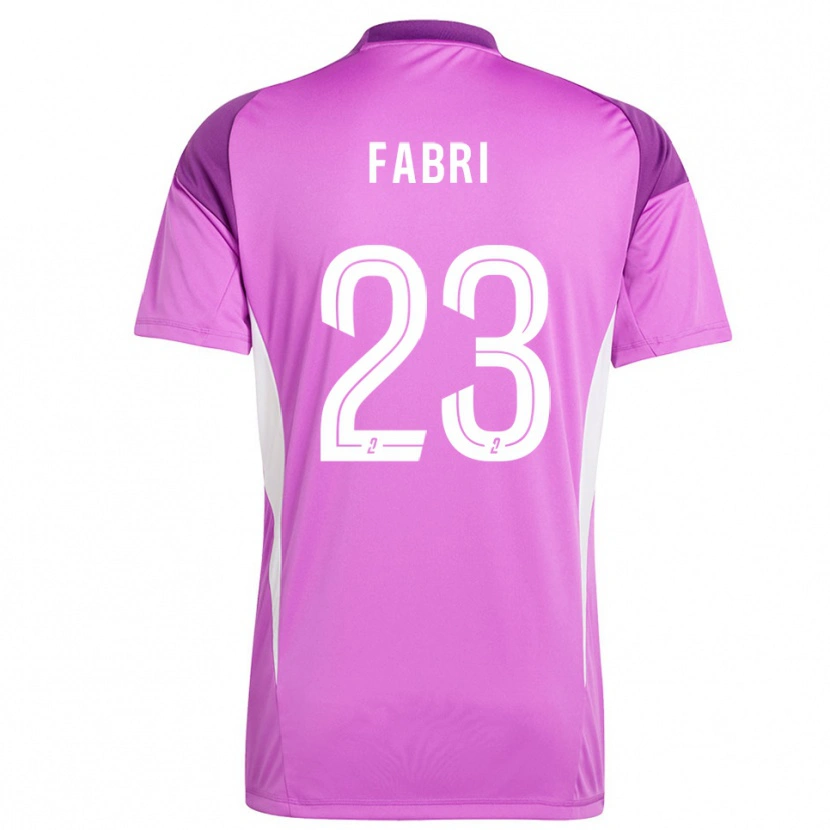Danxen Mujer Camiseta Julien Fabri #23 Lavanda Portero Equipación 2025/26 La Camisa México