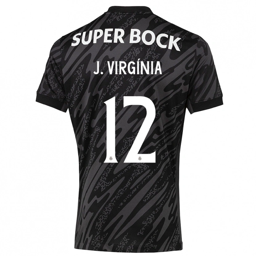 Danxen Mujer Camiseta João Virgínia #12 Gris Negro Blanco Portero Equipación 2025/26 La Camisa México