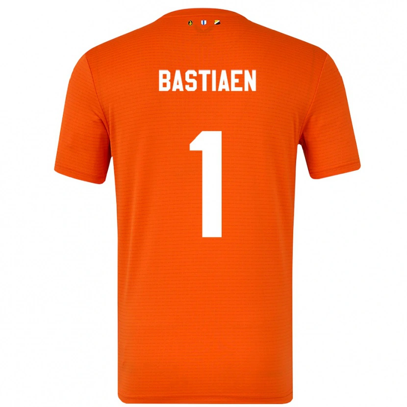 Danxen Mujer Camiseta Femke Bastiaen #1 Naranja Negro Portero Equipación 2025/26 La Camisa México