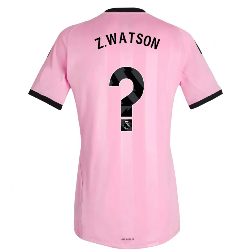 Danxen Mujer Camiseta Zac Watson #0 Rosa Negro Portero Equipación 2025/26 La Camisa México