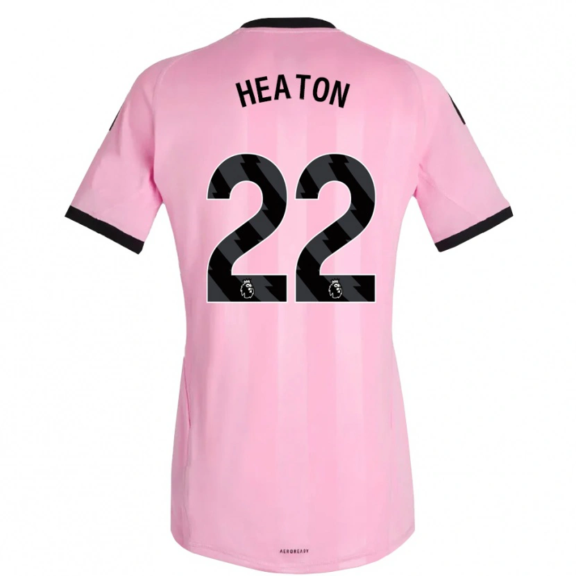 Danxen Mujer Camiseta Tom Heaton #22 Rosa Negro Portero Equipación 2025/26 La Camisa México