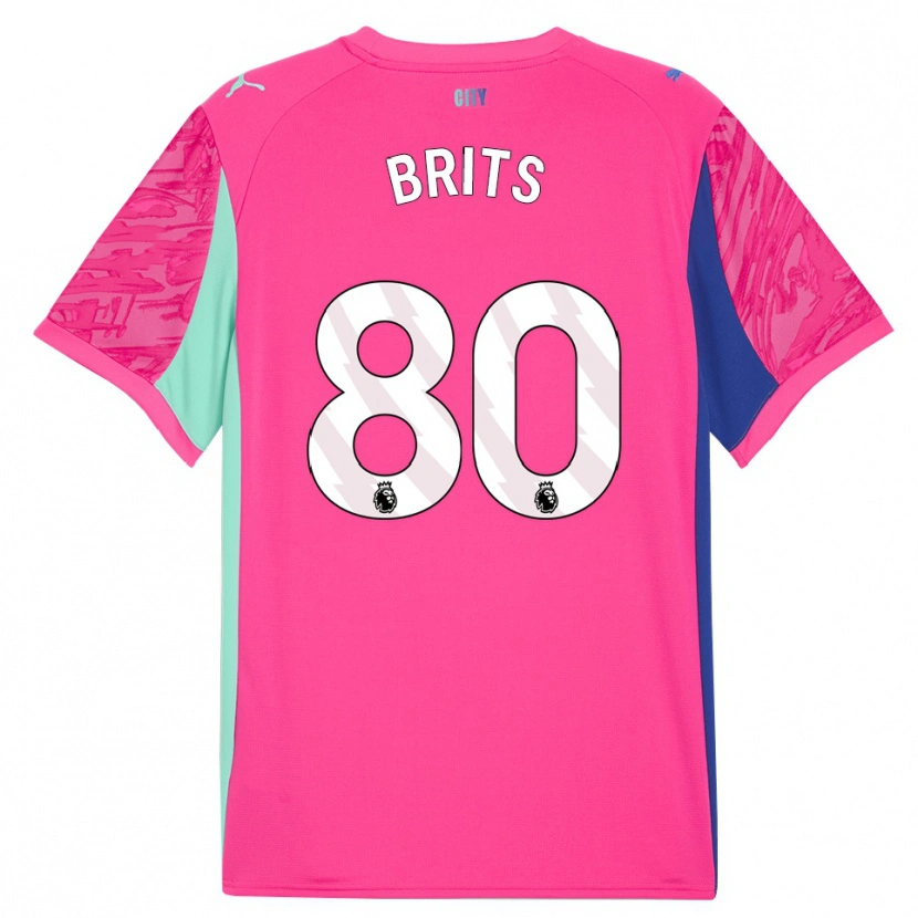 Danxen Mujer Camiseta Spike Brits #80 Rosa Rosa Portero Equipación 2025/26 La Camisa México