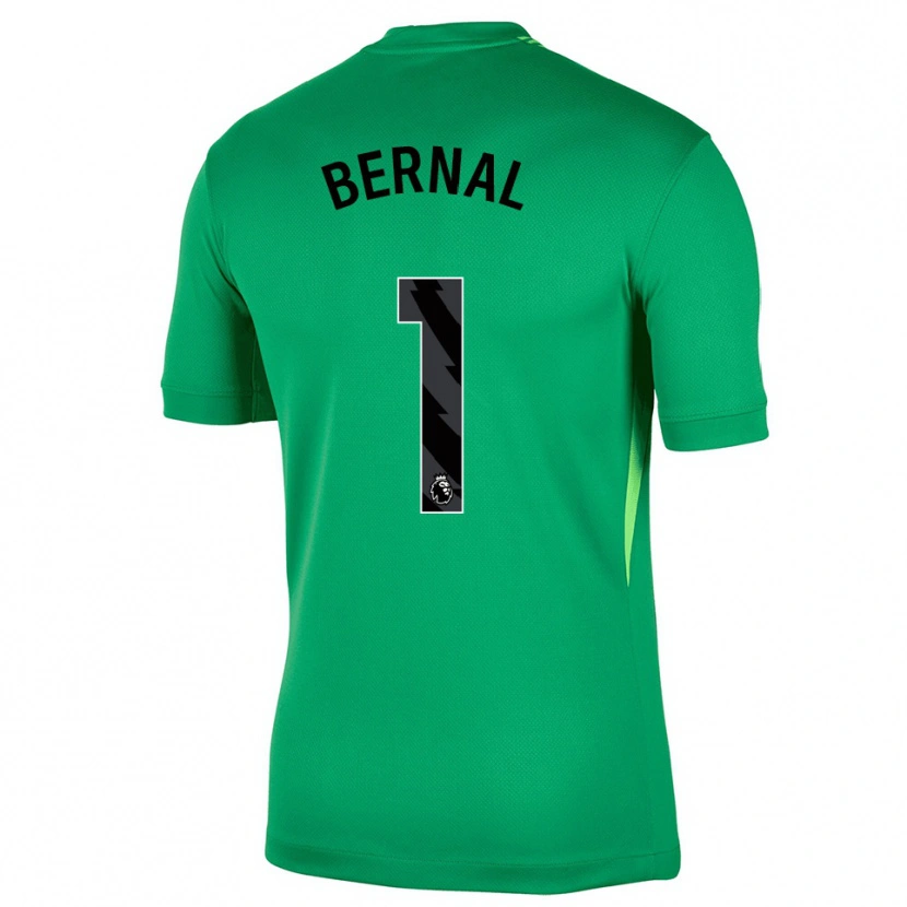 Danxen Mujer Camiseta Freddy Bernal #1 Verde Negro Portero Equipación 2025/26 La Camisa México